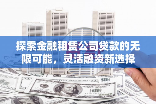 翁源探索金融租赁公司贷款的无限可能，灵活融资新选择